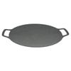 Grill Plate Stick Proof Round Prevent Greasy Portable Barbecue Frying Plate with Dual Handle for Camping Picnic
