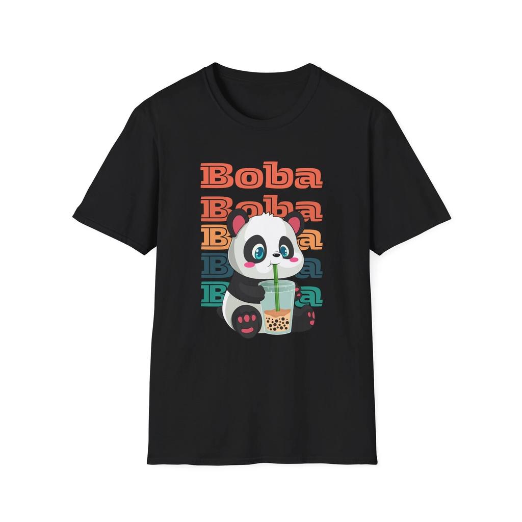 Cute Panda Boba Tea T shirt, Fun Gift for Tea Lovers, Cute Shirt, Gift Idea
