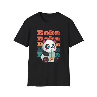 Cute Panda Boba Tea T Shirt, Fun Gift for Tea Lovers, Cute Shirt, Gift Idea