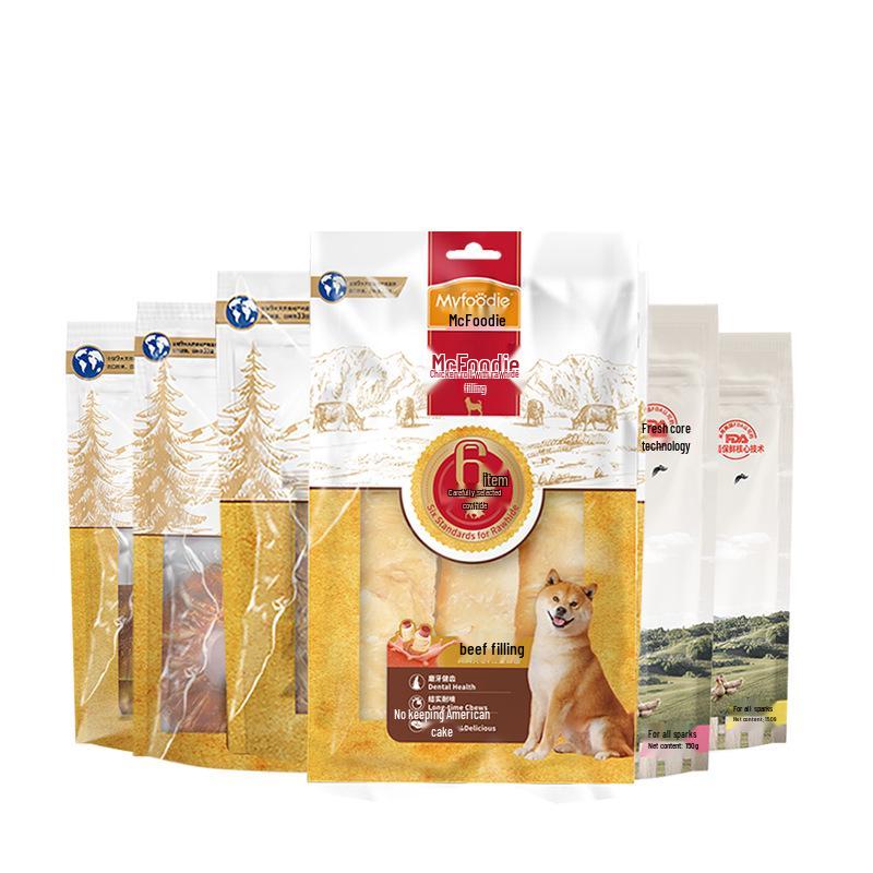 Myfoodie Chicken Jerky Dog Treats for Large & Small Breeds