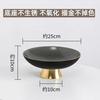PET Fruit Plate With Base Diamond Pattern Simple Creative Home Decorative Living Room Coffee Table Candy