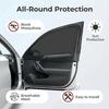 2/4 Stück Auto-Fensterrollo Atmungsaktiv UV-Schutz Universal Isoliert Bildschirm Fenster Sonnenschutz Anti-Mücken Auto-Fenster-Sonnenschutz
