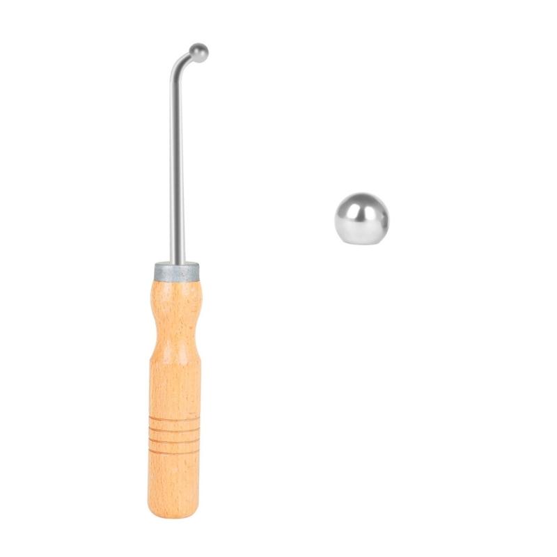 

Metal Dent Hammer with 0.8-1mm Knock Ball Head for Brass Wind Instruments Trumpet Piston Valves Pipe Dent Removal Tools 1