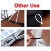 100PCS Nylon Cable Ties Adjustable Self-locking Cord Ties Straps Fastening Loop Reusable Plastic Wire Ties For Home Office NEW