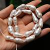 1String, Natural Freshwater Pearls, Handmade Teardrop-shaped Thread Pearl Beads, 10×20mm, for DIY Necklace, Jewelry Making Crafts, Length 36 Cm