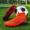 New Men Soccer Boots Society Indoor Cleats Football Shoes Match Long Spikes Sneaker Breathable Ultralight Training Drop Shipping