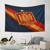 Spanish Football Federation Crest Pattern Wall Hanging Tapestry Decorative Tapestry Home Decor for Bedroom and Living Room