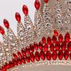 Baroque Bridal Crown Sparkly Rhinestones Headwear Wedding Bride Headwear Wedding Pageant Crown