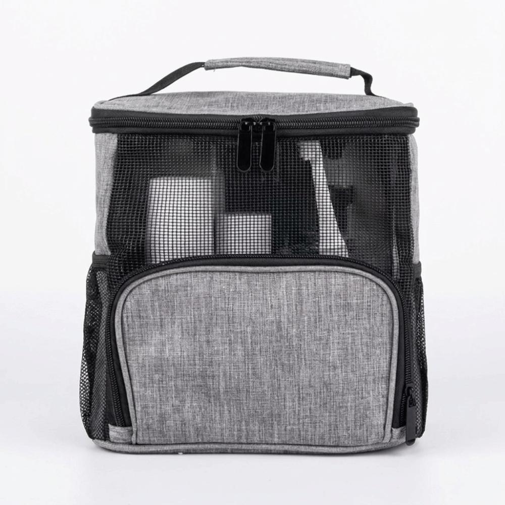 Large Capacity Hanging Toiletry Bag Foldable Durable Portable Storage Bag Lightweight Mesh Travel Shower Bag Swimming
