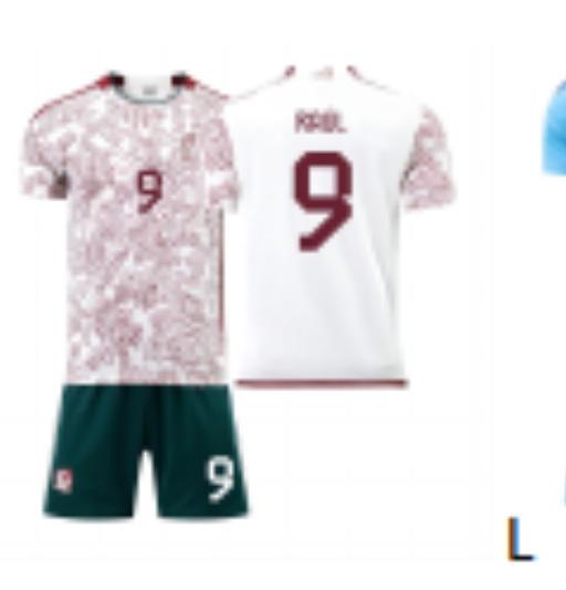 2223 Mexican Football Jersey No. 14 Home 16 Jersey Green 9 Raul 22 Lozeno Set Socks Short Sleeves