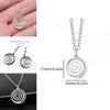Minimalist Alloy Necklace With Geometric Pendant For Modern Women And Men