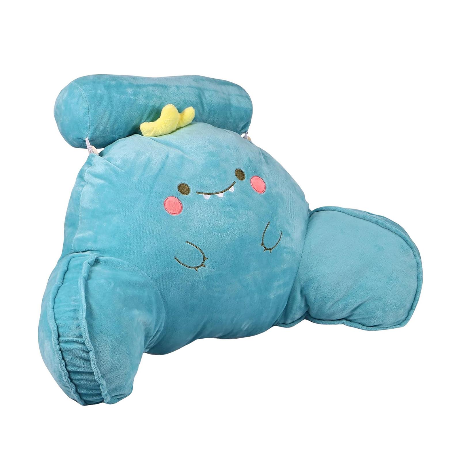 

Bed Reading Pillow Detachable Plush Back Support Cushion For Men Women