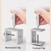 Adjustable Sign Holder Clamp Aluminum Pop Display Clip Holder Merchandise Label Clip  Office