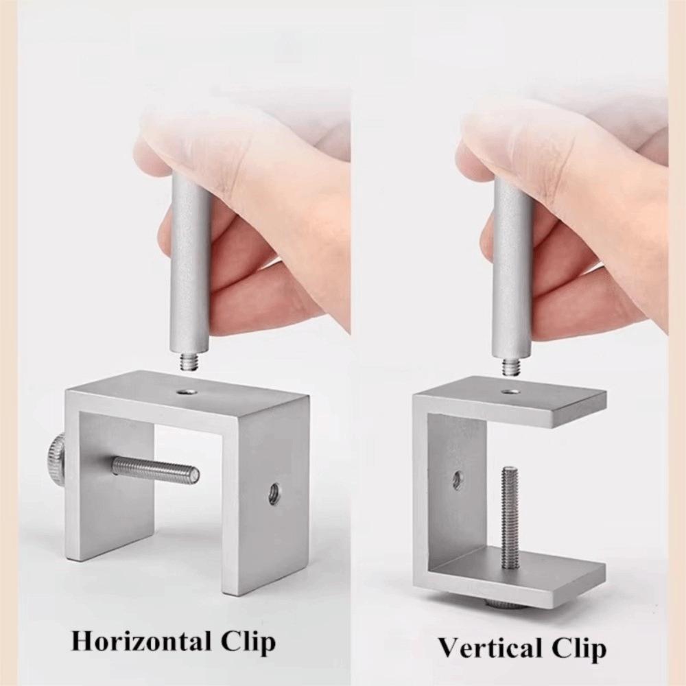 Adjustable Sign Holder Clamp Aluminum Pop Display Clip Holder Merchandise Label Clip  Office