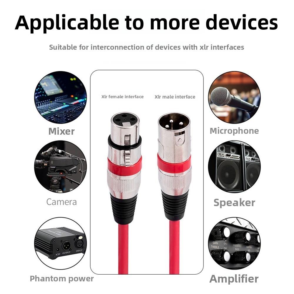 3Pin XLR  Audio Signal Cable Microphones Shielded Cable  for Mixer Microphone Balanced Cable