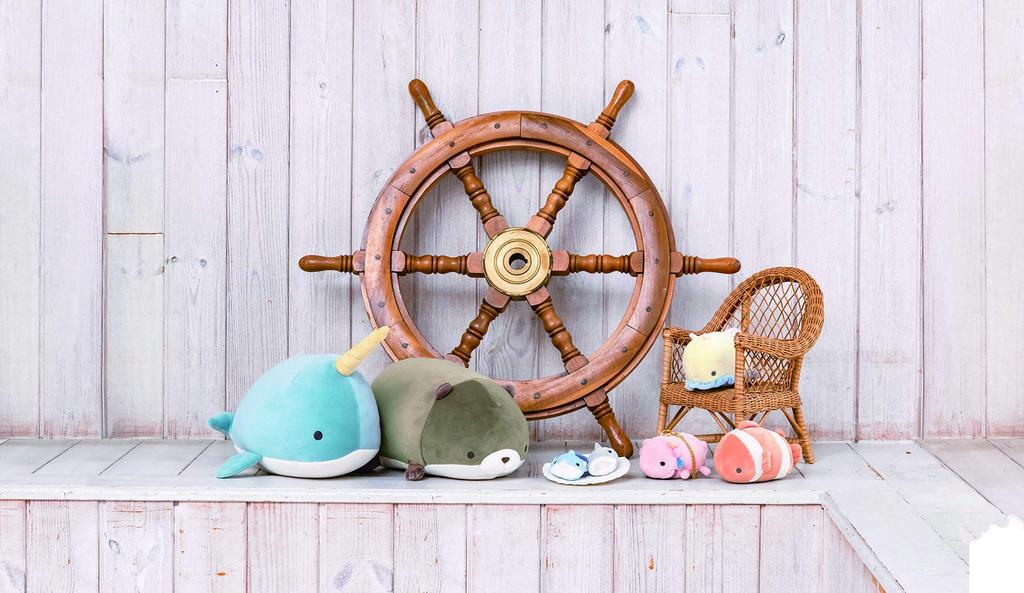 Livheart Mascot Marshmallow Aquamie Clownfish W9xD11xH8cm 68230-21