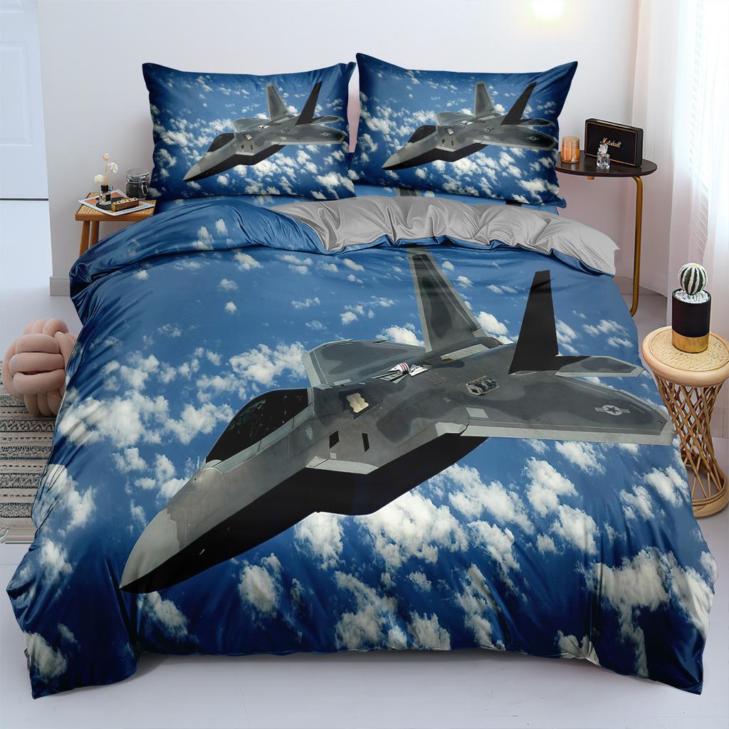 Fighter Bedding Three-Piece 90-120G Sanded Cloth 3D Digital Printing, Available