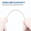 Zahnmedizinischer Edelstahl-Bogenzahn 50g Rolle Für Kieferorthopädische Zahnspangen Runde Metalllinie Zahnmedizin Chirurgische Instrumente 0,5-1,8 mm
