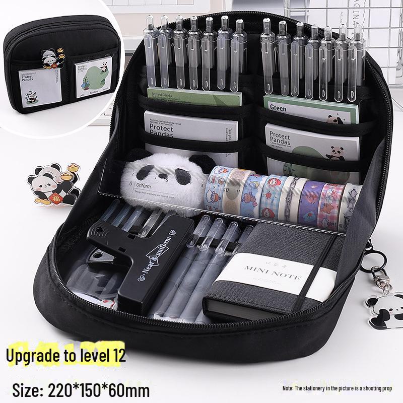 

Многофункциональный пенал для школьников Panda большой емкости - высококачественный школьный органайзер