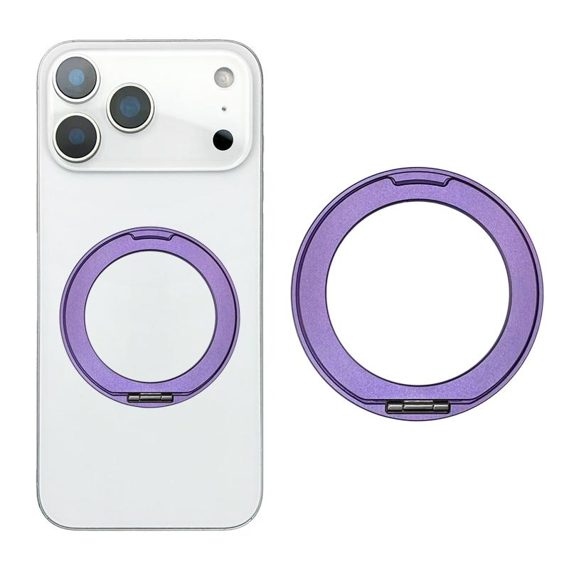 Magnetický držák kroužku pro Magsafe iPhone 17 Pro Max 17E 16E 16 Plus 15 14 13 12 11 Xs Mag Safe 360° otočný držák Příslušenství k pouzdru na telefon
