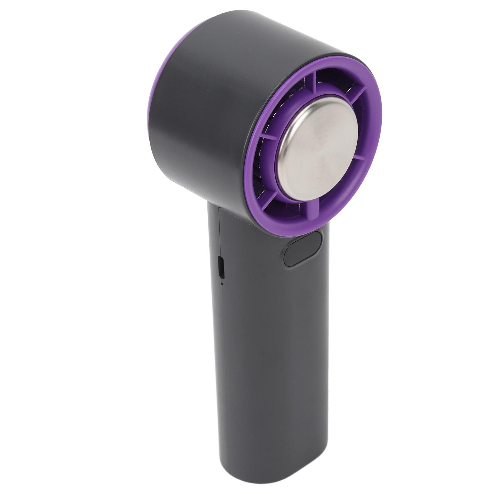 Handheld Cooling Fan High Speed USB Charging Portable Screen Display   Fan with Ice Compress for Travel Outdoor