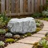 Outdoor Fake Rock Hidden Storage Key Box Waterproof Key Hidden Outside Feel Like Real Stone Realistic  Key Hider for Garden/Yard