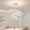 Nordic Modern Three Ring Chandelier for Dining or Bedroom