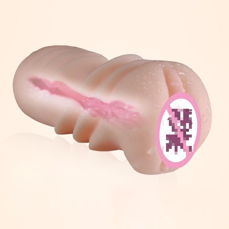 Men Masturbators 4D Realistic Vaginal Anal Aircraft Cup Masturbator Sucking Cup For Men Masturbatory