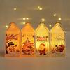 Christmas 2023 Novelty Craft Supplies Children's Portable Night Light Ornament Autumn Decoration Room Outdoor Decor Advent Gift