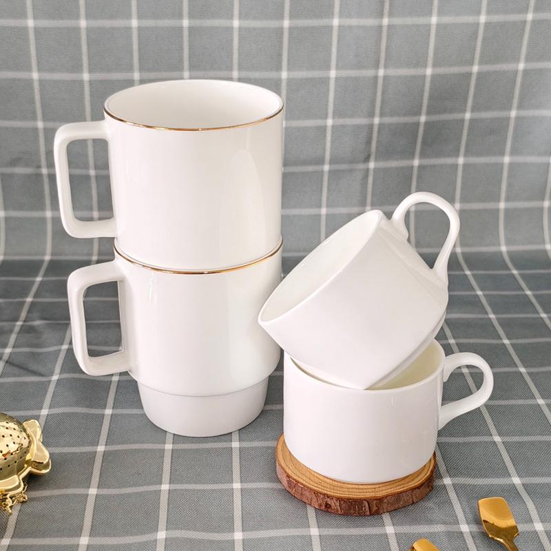 Creative Stackable Home Coffee & Milk Cups – Couple & Parent-Child Styles