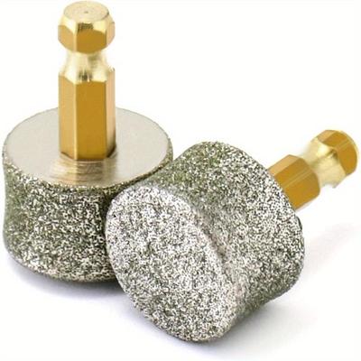 2pcs Dog Nail Grinder Replacement Head, Pet Nail Grinder Diamond Tip Replacement, Professional Spare Grinding Head for Electric Pet Paw Trimmer Nail