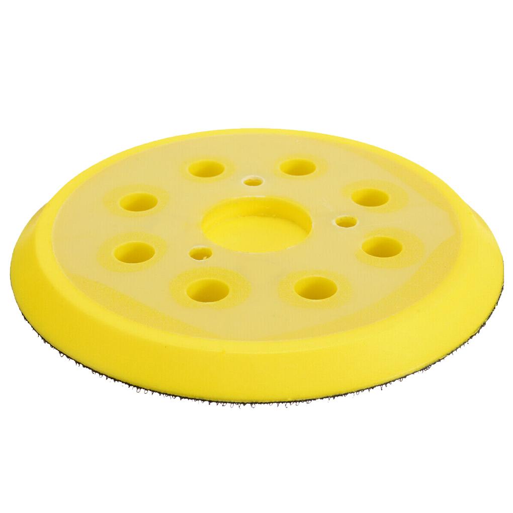 125mm Air Sander Sanding Disc Backing Plate Metal Polishing Grinding Sanding Paper Holder Pad For Angle 46 Grit