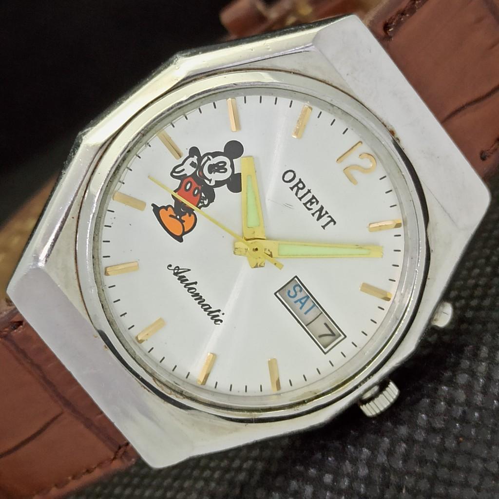 

Б/У ORIENT AUTO CARTOON DIAL ЯПОНИЯ МУЖСКИЕ ЧАСЫ a279086-1 Артикул 532a-a279086