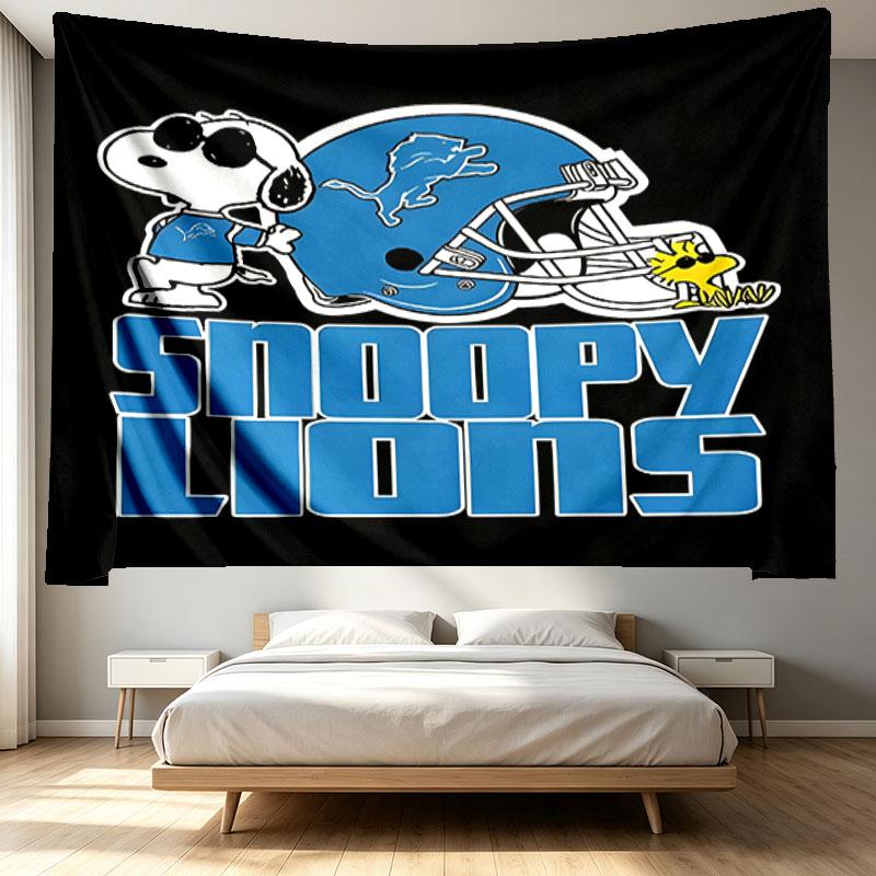 Snoopy Print Tapestry - Portable Wall Decor Cloth, for Home, Dorm, Travel, Bedroom, Living Room - Ideal Birthday Housewarming Gift