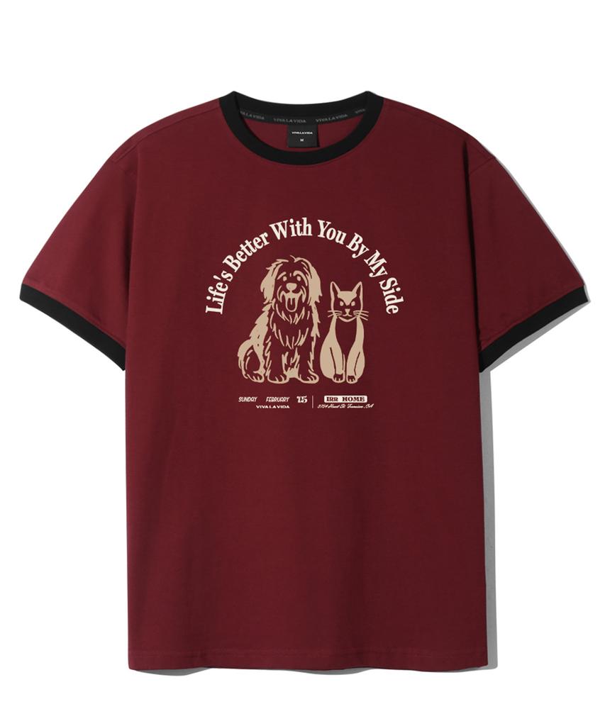 Bibalabida Together Ringer Short Sleeve T-Shirt