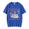 Elf Eddie Munson Demogorgon Grafik T-Shirt Herren Damen Baumwolle Lässige T-Shirts Mode Locker Sommer Kurzarm Streetwear