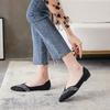Fashion Women's Flat Shoes Pointed Toe Slip-on Office Ladies Footwear Diamond Trends 2025 New Arrival Stylish Korean Aesthetic Offer In