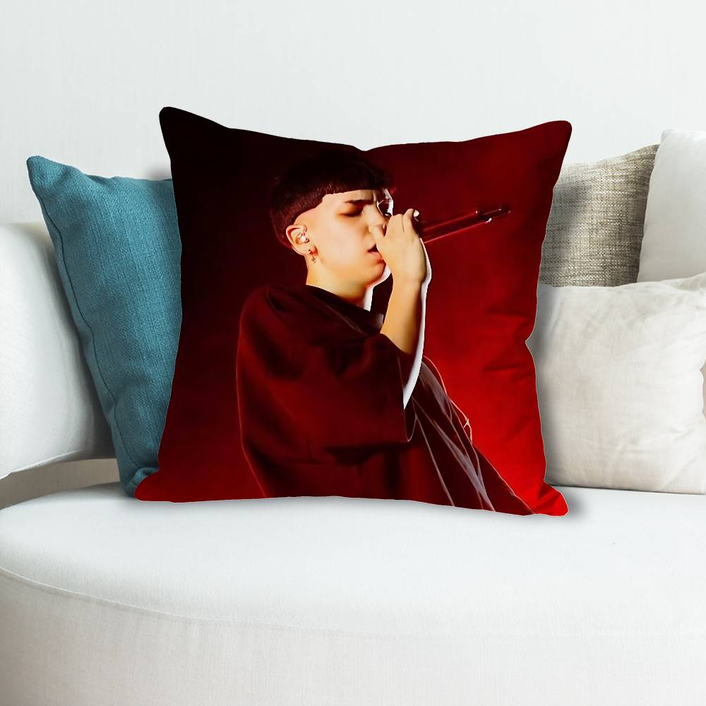 MMilo J La Vida Era Mas Corta Celebrity Merchandise AllMatch Printed Pillow Case Sofa Car Office Room Decoration Protector