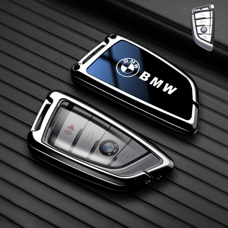 Heiß 2025 Für BMW X1 X3 X5 X6 X7 1 3 5 6 7 Serie G20 G30 G11 F15 F16 G01 G02 F48 Auto Schlüsselanhänger Legierung Auto Fernbedienung Schlüsselhülle Abdeckung S