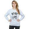 AC/DC Womens/Ladies We Salute You Cannon Sweatshirt