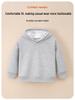 Aoli Boys' Thickened Fleece-Lined Hooded Sweatshirt