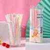 ZISIZ Individually Wrapped Plastic Straw