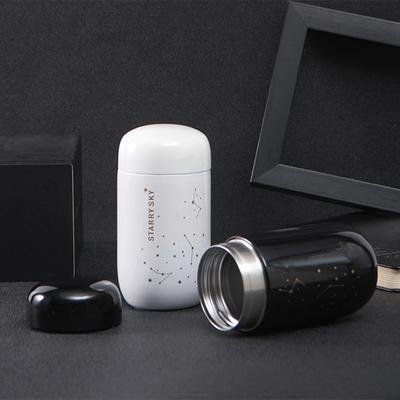 Mini Star Thermos Cup Creative Personality Male and Female Students Cute Small Capacity Water Cup Couple Stainless Steel Handy Cup