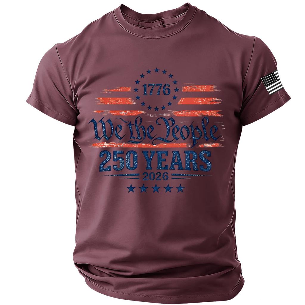 Men's Casual Round Neck Lightweight Breathable Short-Sleeve Top