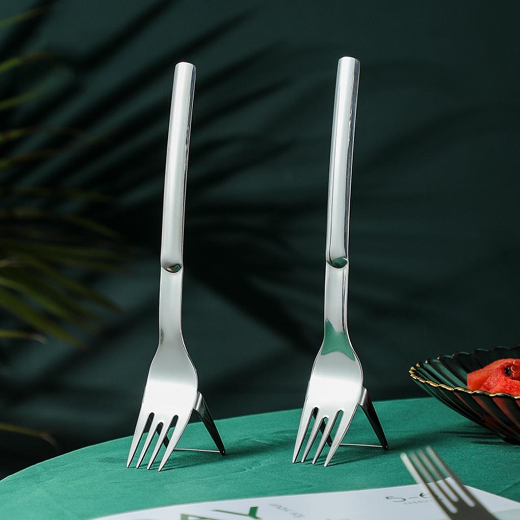 Fork Slicer Stainless Watermelon Slicer Fork Food Dessert Serving Tool Kitchen Supplies