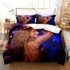 Shakira 3PCS Bedding Set, Duvet Cover + 2 Pillowcases, Latin Singer Print Soft Microfiber Bedding for Fans Bedroom Decor