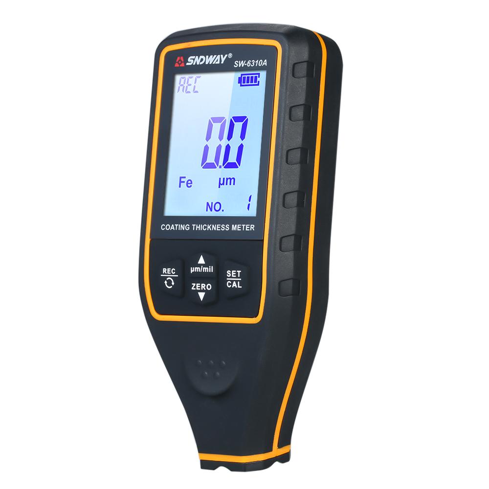 

Digital Paint Coating Thickness Gauge Handheld Coatings Thickness Tester Coating Thickness Meter with Auto Function FeCelsiusNF Probe Car Detector Aut