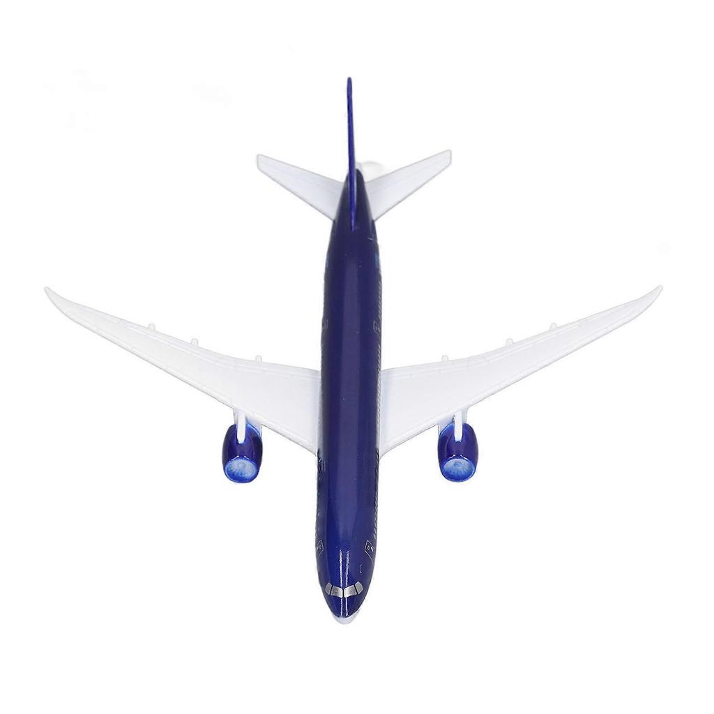 WENYI 1:400 Diecast 787 Airliner Model Alloy Simulated Passenger Plane Model with Stand Home Decoration
