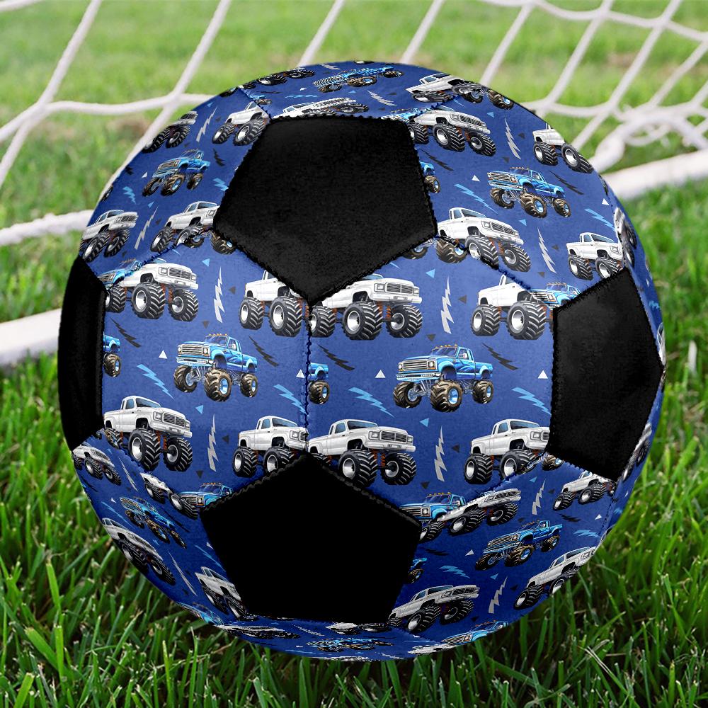 Truck Theme Size 5 Soccer Ball, Suitable for Both Indoor and Outdoor Matches, a Gift Suitable for Everyone.