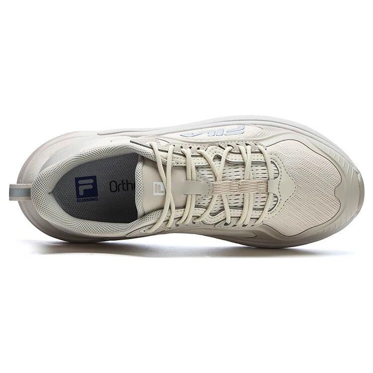 FILA Wolf Lightweight Comfortable Synthetic Leather Low-Top Casual Running Shoes Women sneaker Wolf-Grey A12W241233FWC